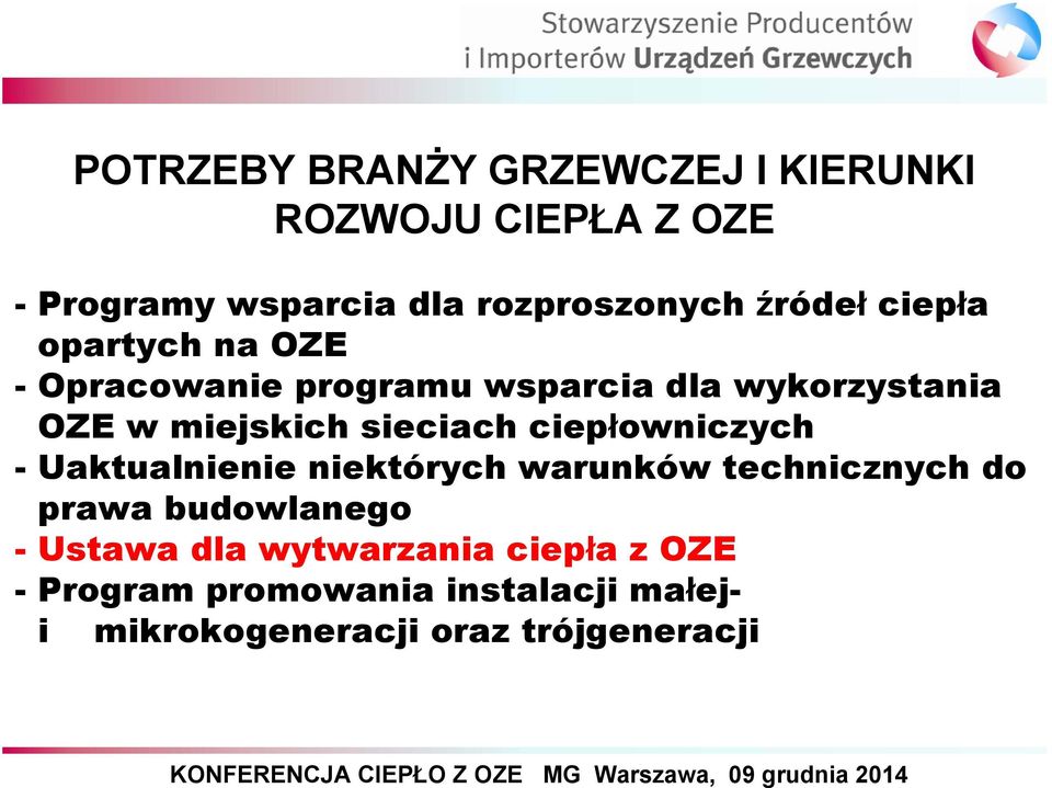 sieciach ciepłowniczych - Uaktualnienie niektórych warunków technicznych do prawa budowlanego -