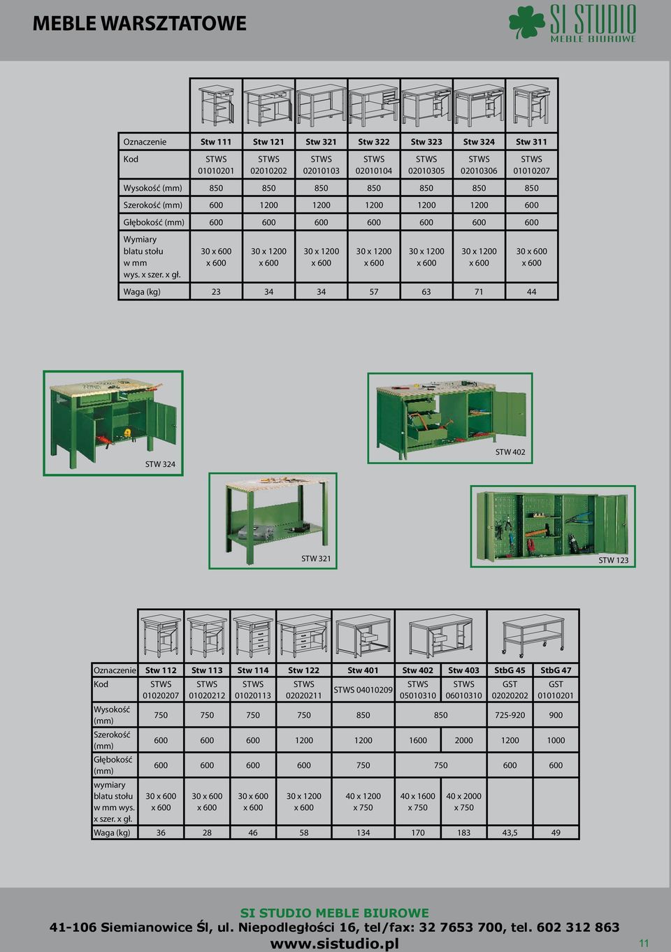 30 x 600 x 600 30 x 1200 x 600 30 x 1200 x 600 30 x 1200 x 600 30 x 1200 x 600 30 x 1200 x 600 Waga (kg) 23 34 34 57 63 71 44 30 x 600 x 600 STW 324 STW 402 STW 321 STW 123 Oznaczenie Stw 112 Stw 113