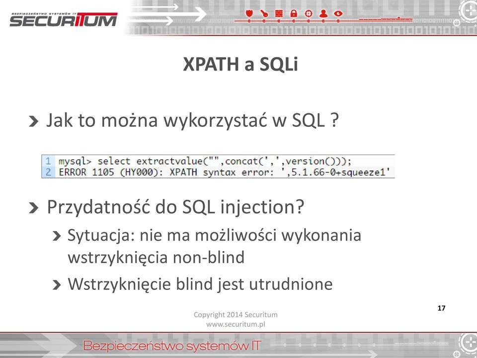 Sytuacja: nie ma możliwości wykonania
