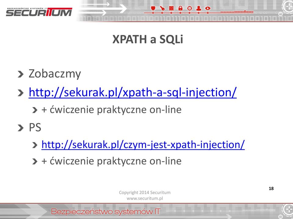 praktyczne on-line http://sekurak.