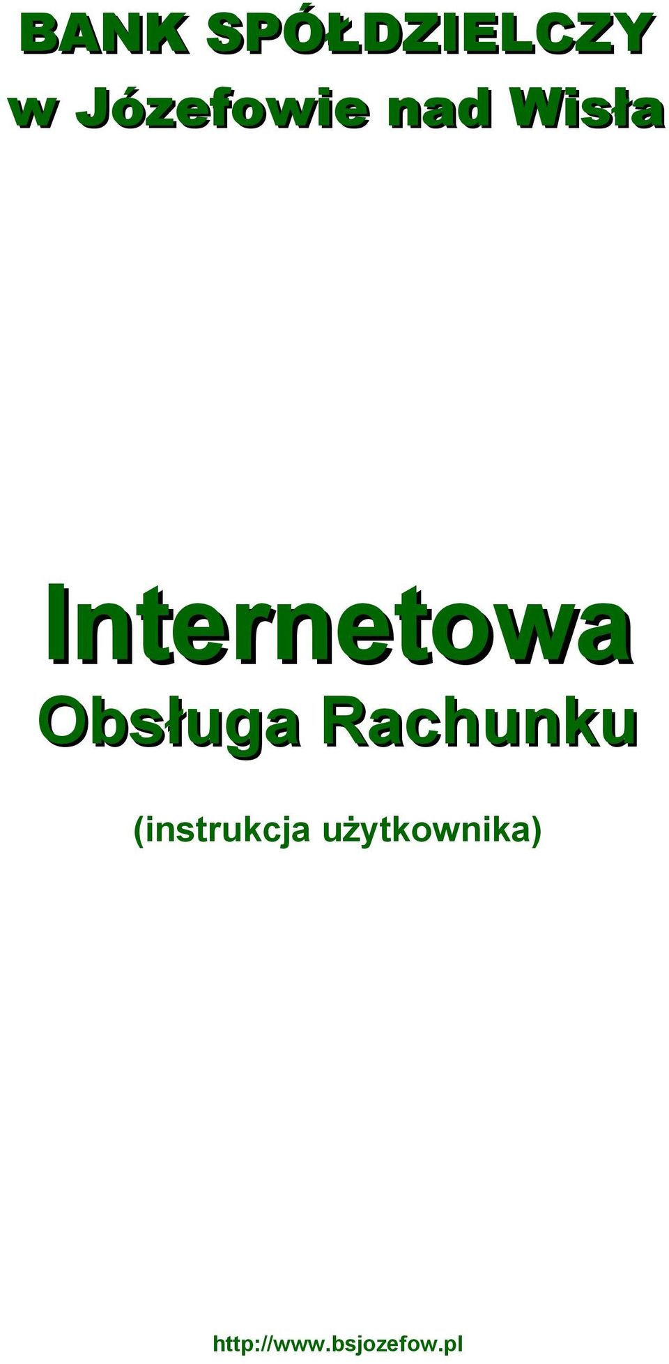 Rachunku (instrukcja