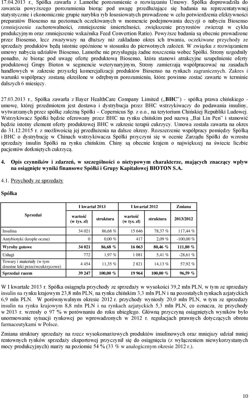 efektywnści preparatów Bisens na pzimach czekiwanych w mmencie pdejmwania decyzji nabyciu Bisens (zmniejszenie zachrwalnści, zmniejszenie śmiertelnści, zwiększenie przyrstów zwierząt w cyklu