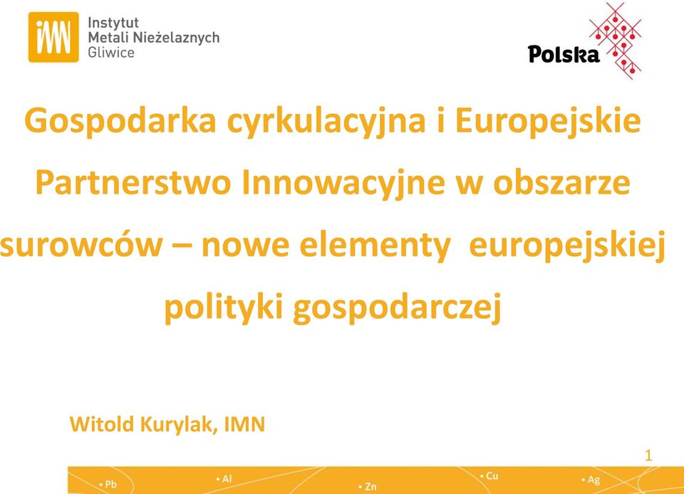 surowców nowe elementy europejskiej