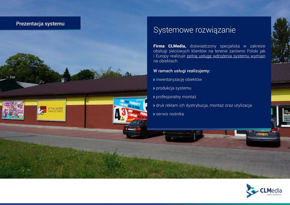 wdrożenia systemu wymian na obiektach.