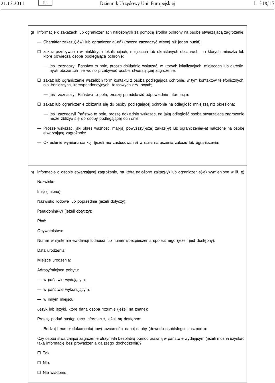 Urzędowy Unii