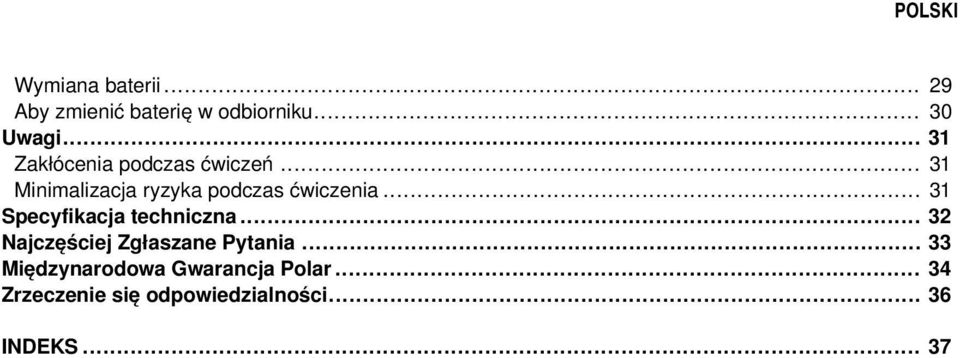 .. Specyfikacja techniczna... Najczęściej Zgłaszane Pytania.