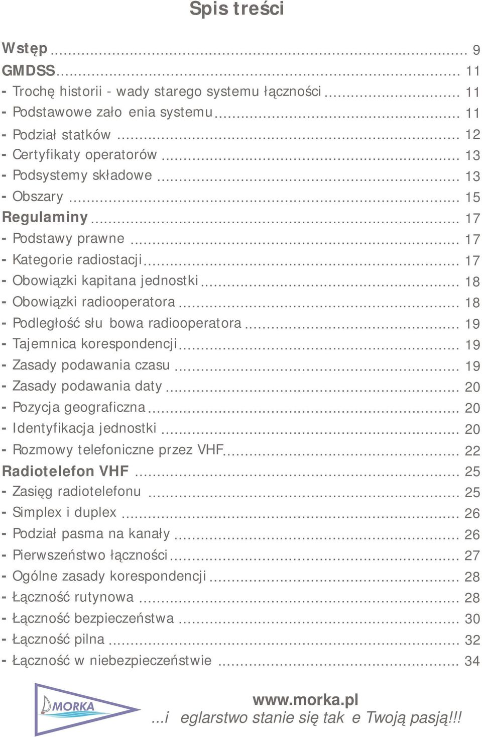 .. 18 - Podległość służbowa radiooperatora... 19 - Tajemnica korespondencji... 19 - Zasady podawania czasu... 19 - Zasady podawania daty... 20 - Pozycja geograficzna... 20 - Identyfikacja jednostki.