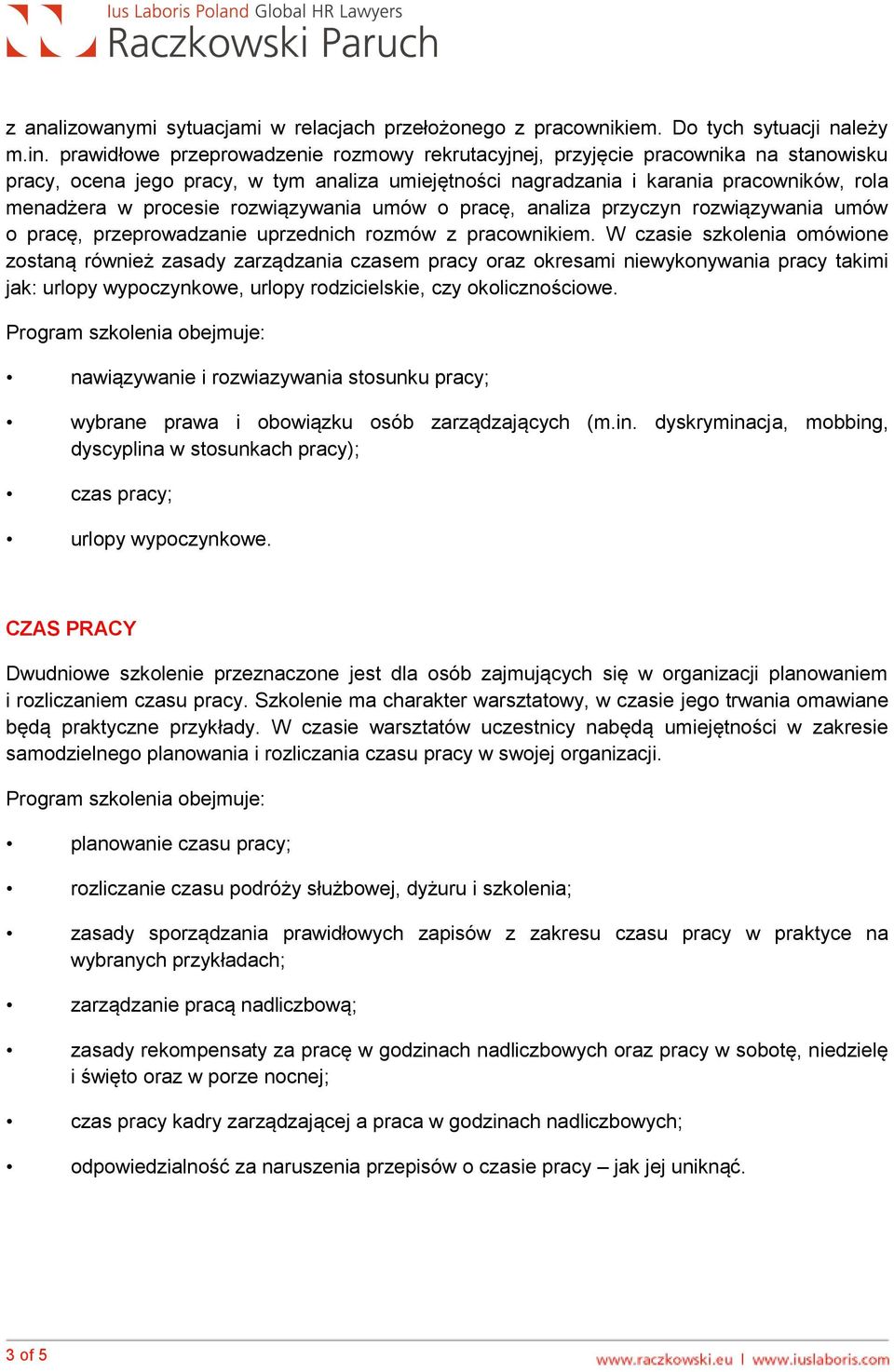 rozwiązywania umów o pracę, analiza przyczyn rozwiązywania umów o pracę, przeprowadzanie uprzednich rozmów z pracownikiem.