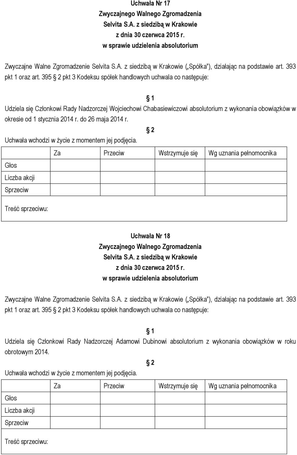 wykonania obowiązków w okresie od 1 stycznia 2014 r. do 26 maja 2014 r.