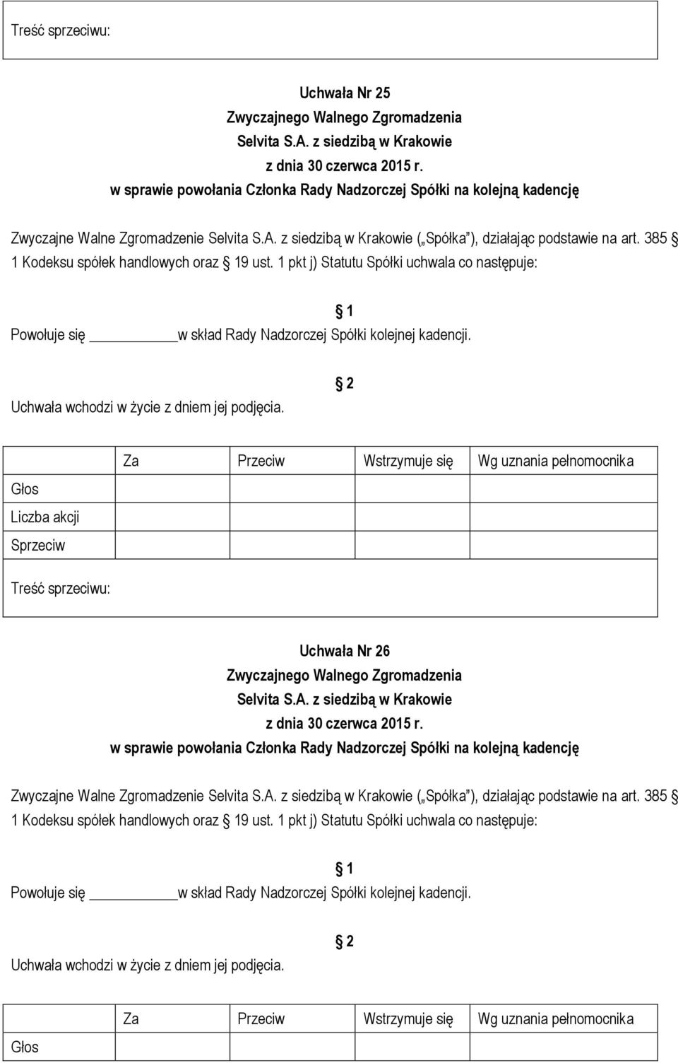 Uchwała wchodzi w życie z dniem jej podjęcia.