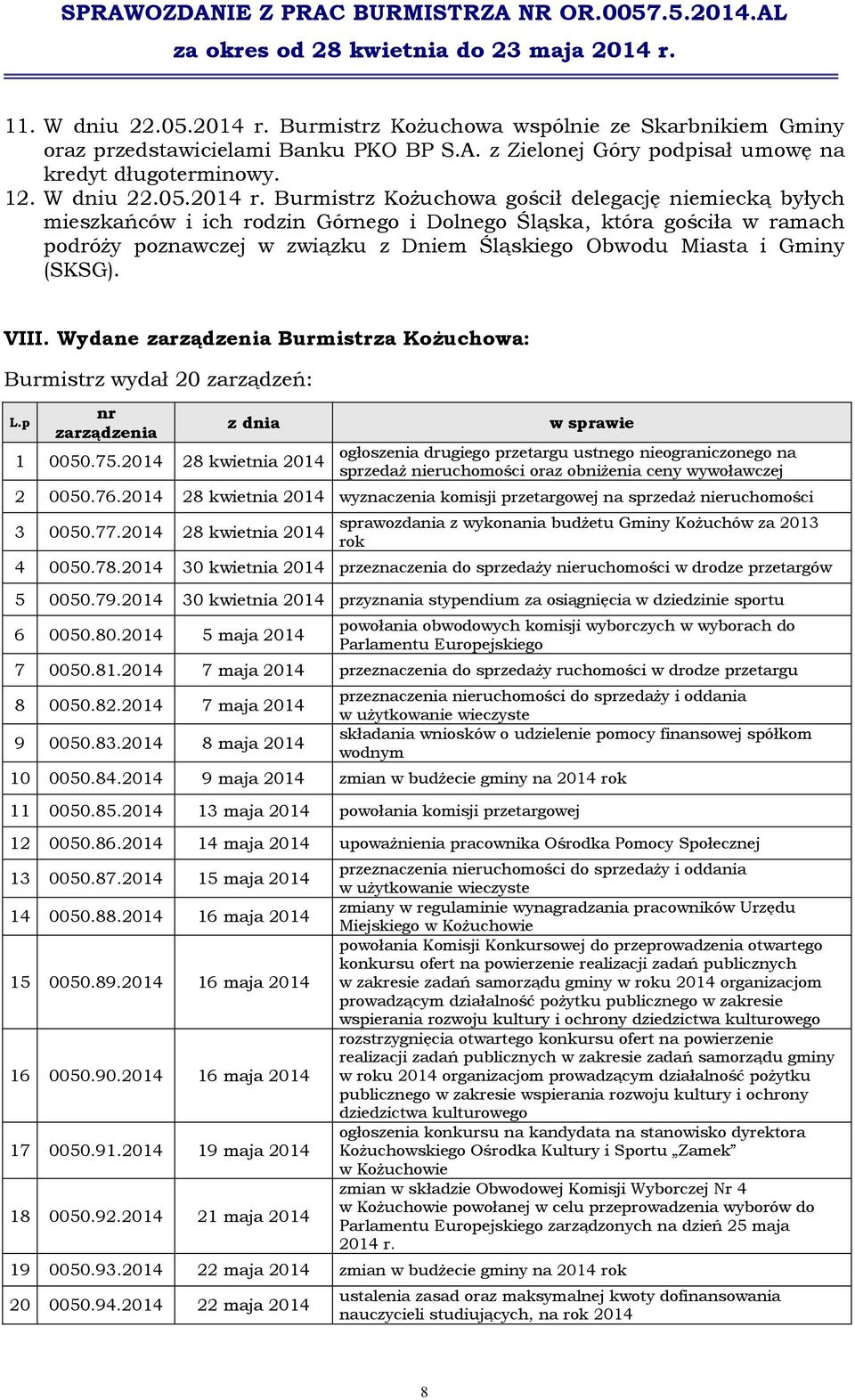 Burmistrz Kożuchowa gościł delegację niemiecką byłych mieszkańców i ich rodzin Górnego i Dolnego Śląska, która gościła w ramach podróży poznawczej w związku z Dniem Śląskiego Obwodu Miasta i Gminy