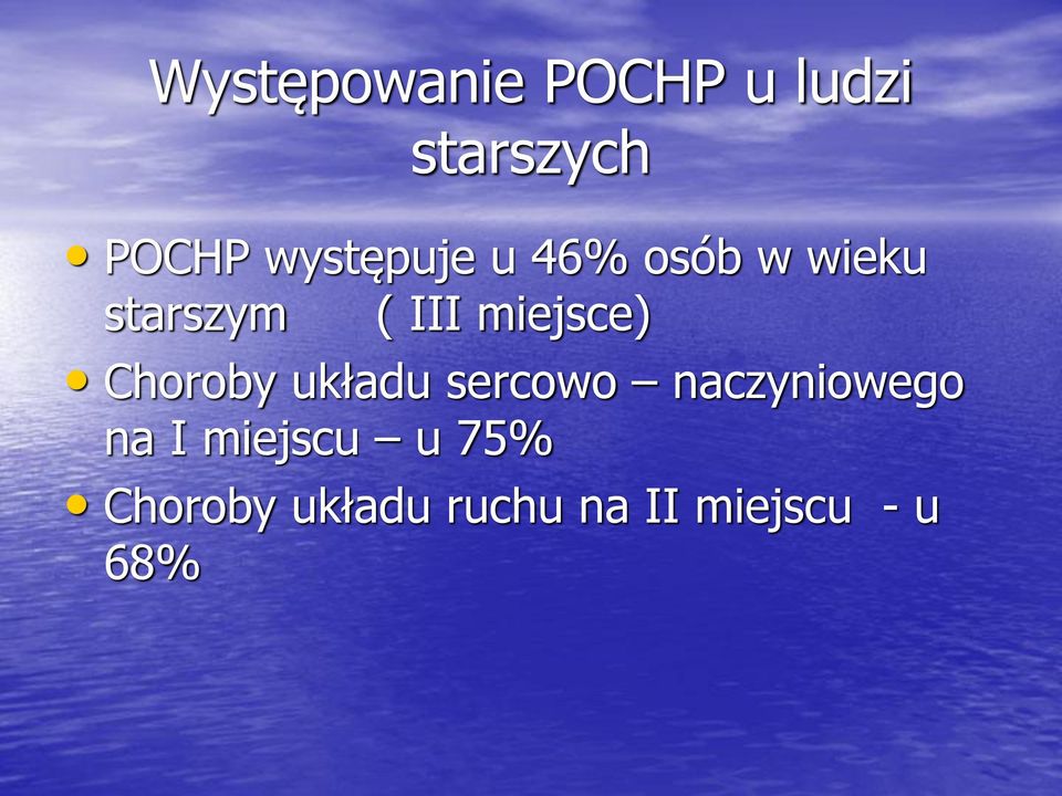 miejsce) Choroby układu sercowo naczyniowego na