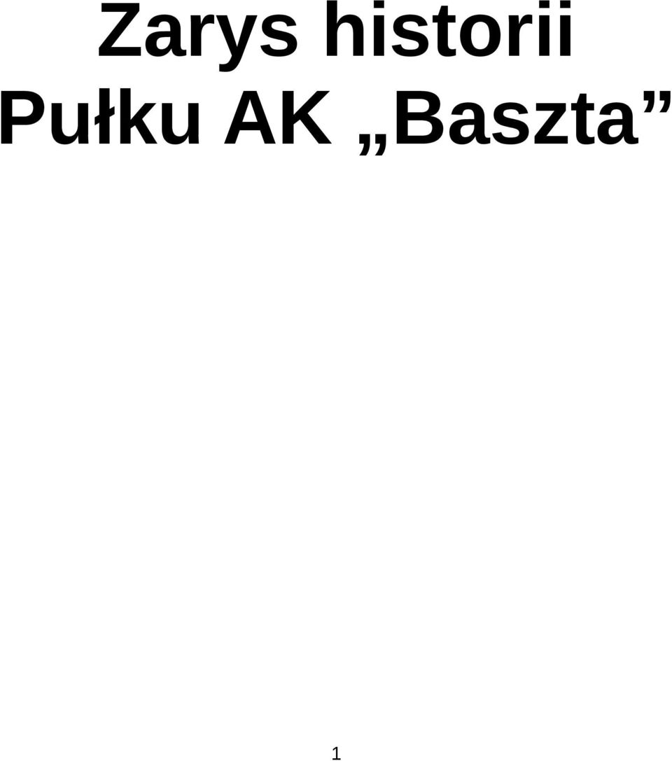 Pułku AK