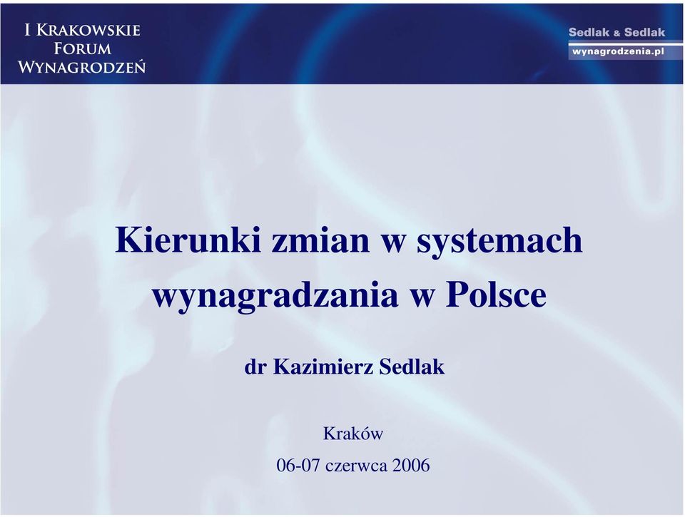 w Polsce dr Kazimierz