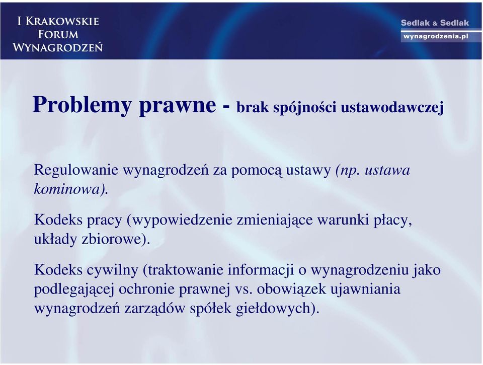 Kodeks pracy (wypowiedzenie zmieniające warunki płacy, układy zbiorowe).