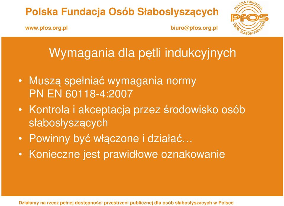 akceptacja przez środowisko osób słabosłyszących