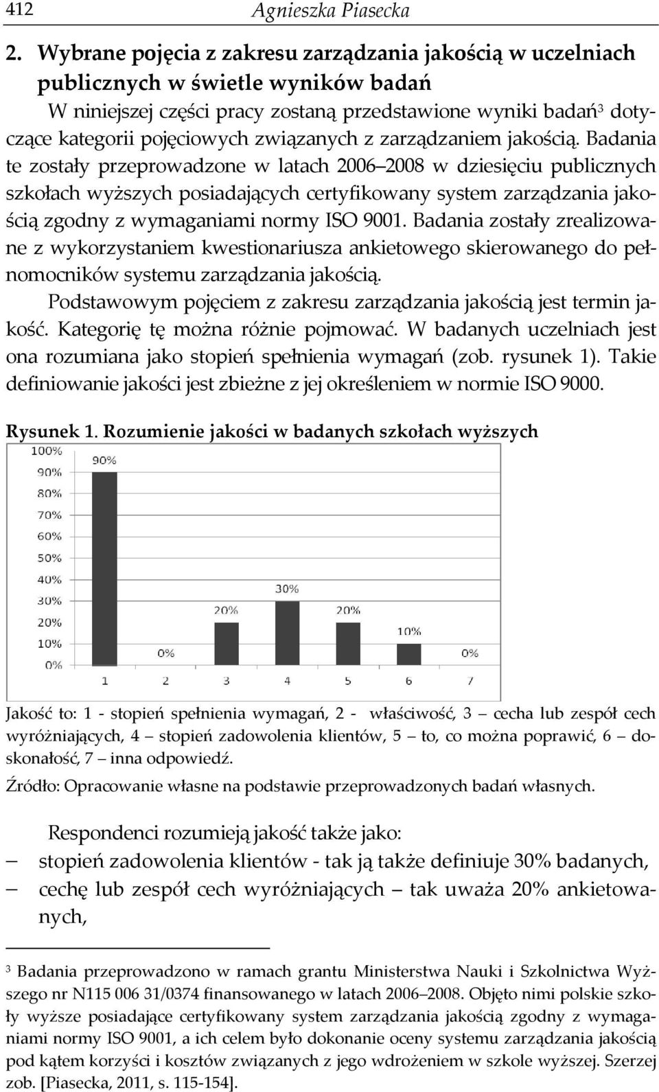 związanych z zarządzaniem jakością.