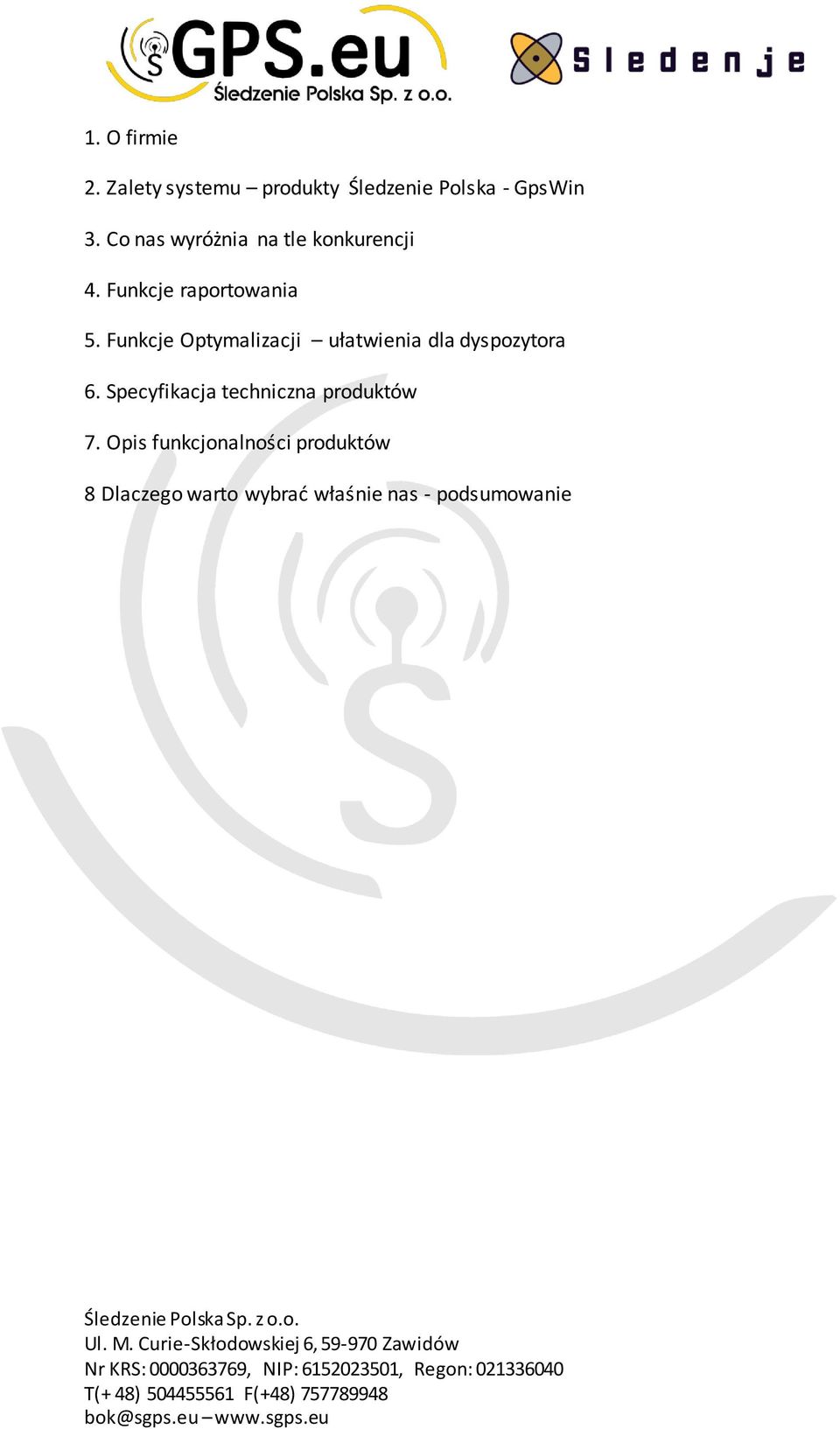 Funkcje Optymalizacji ułatwienia dla dyspozytora 6.