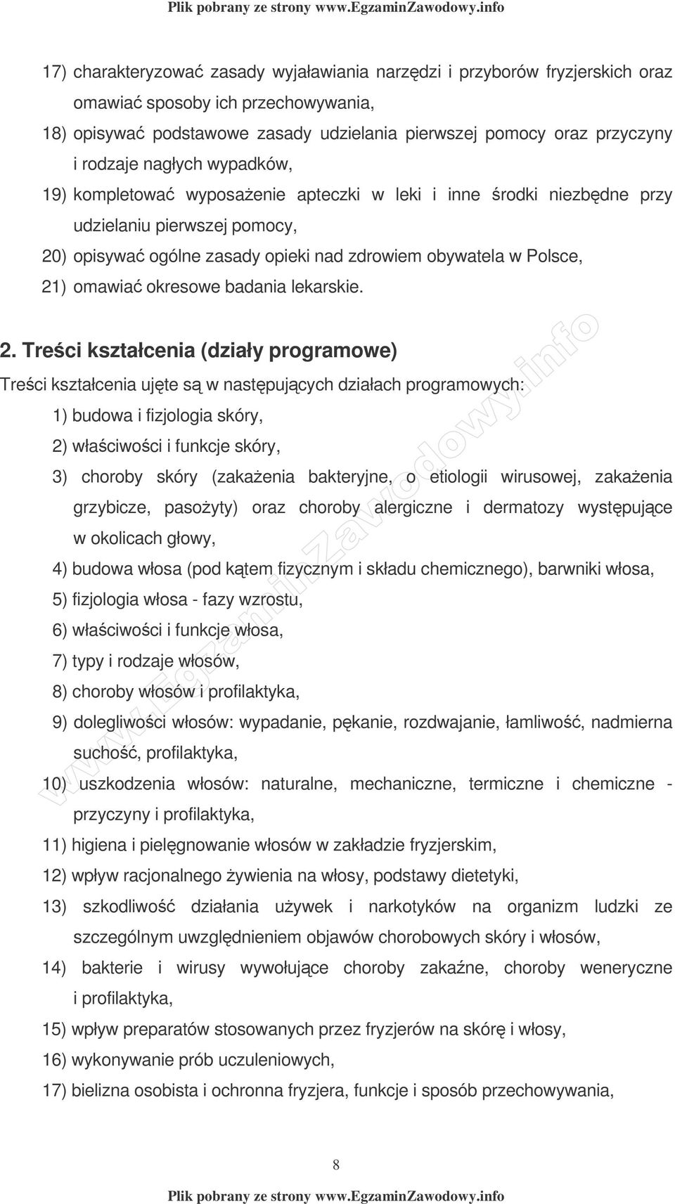 okresowe badania lekarskie. 2.