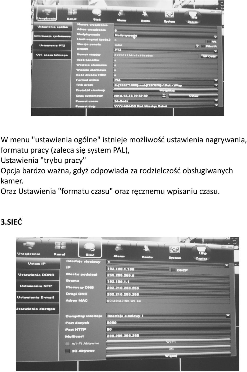 Opcja bardzo ważna, gdyż odpowiada za rodzielczość obsługiwanych