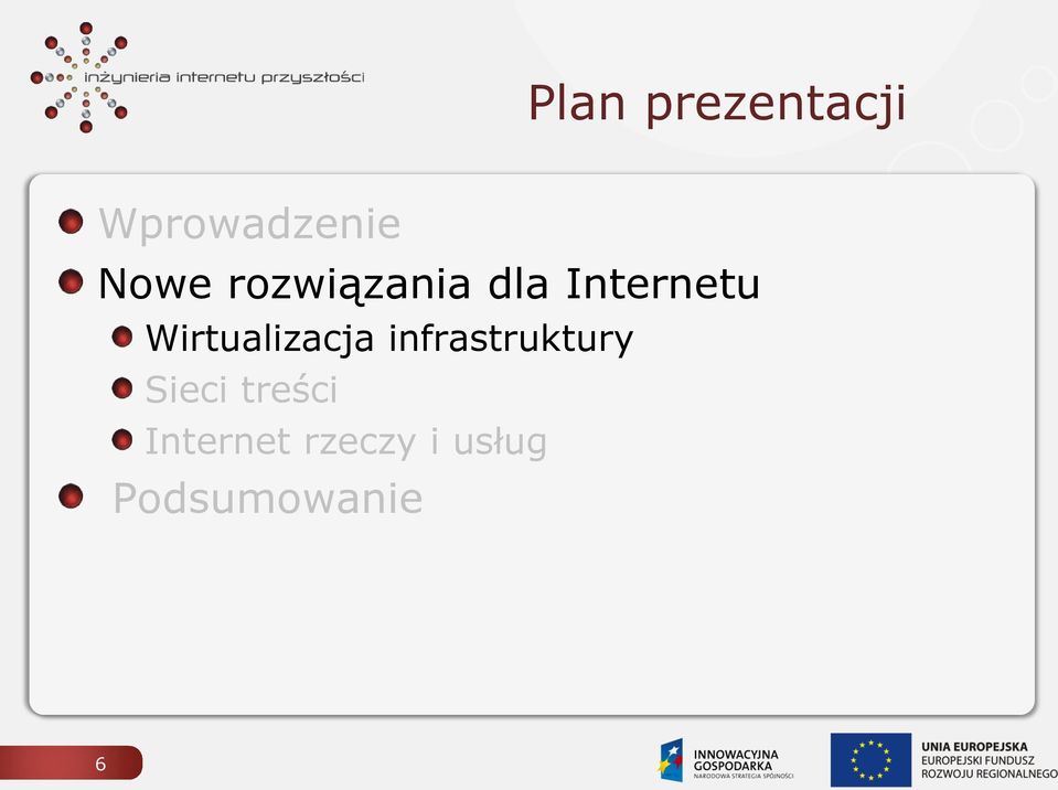 Wirtualizacja infrastruktury Sieci