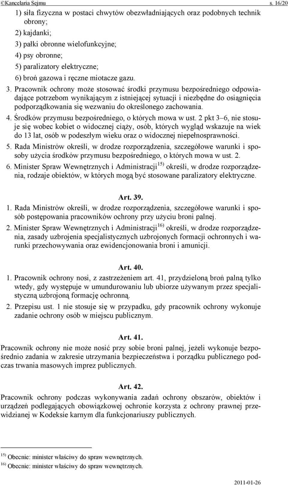 ręczne miotacze gazu. 3.