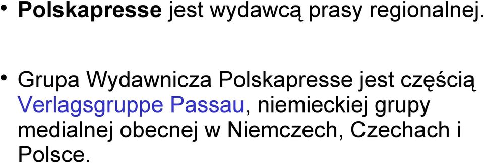 Verlagsgruppe Passau, niemieckiej grupy