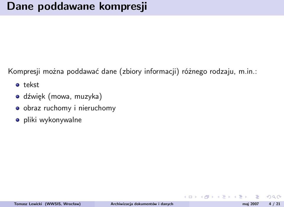 muzyka) obraz ruchomy i nieruchomy pliki wykonywalne Tomasz