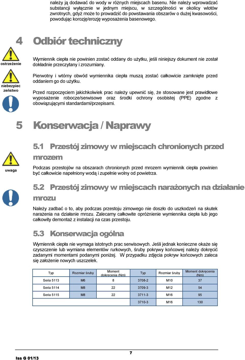 wyposażenia basenowego.