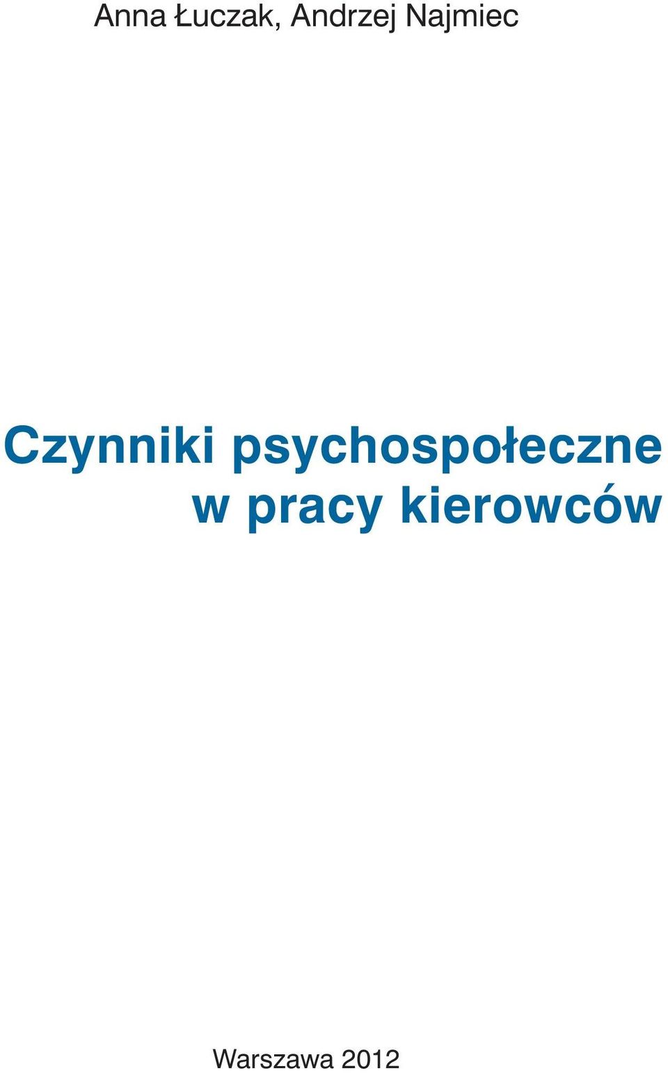 psychospołeczne w