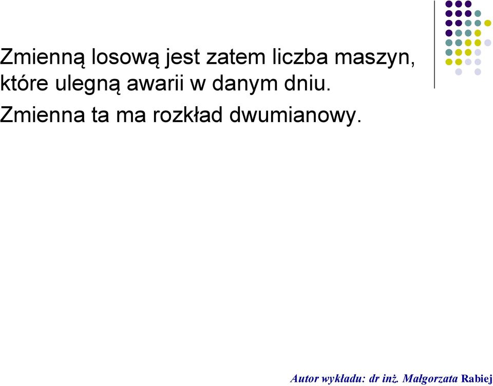 ulegną awarii w danym dniu.