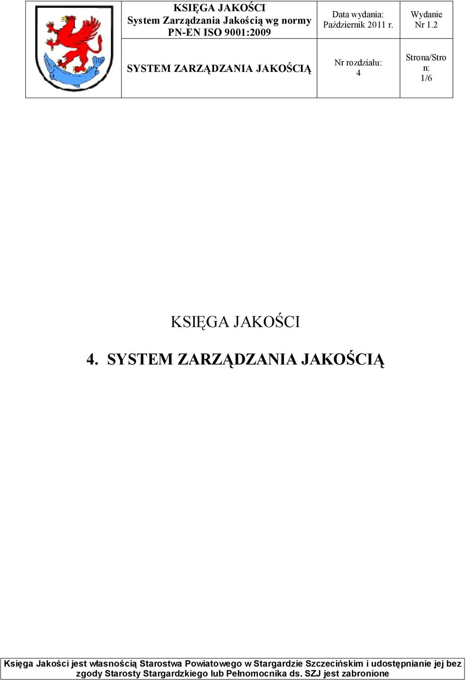 KSIĘGA JAKOŚCI 4.