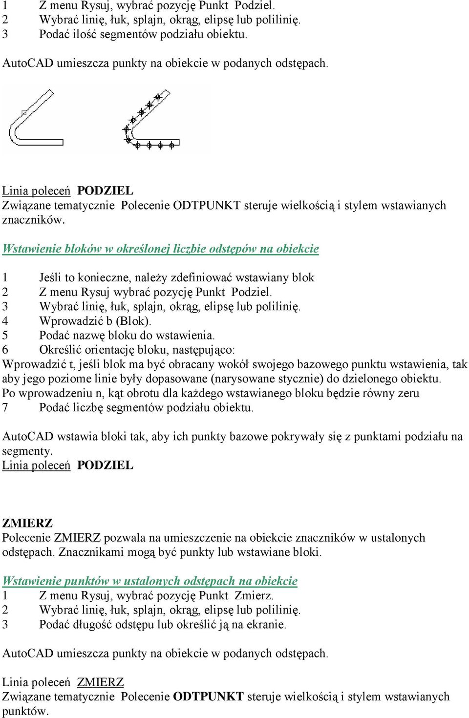 AUTOCAD MIERZENIE I PODZIAŁ - PDF Darmowe pobieranie