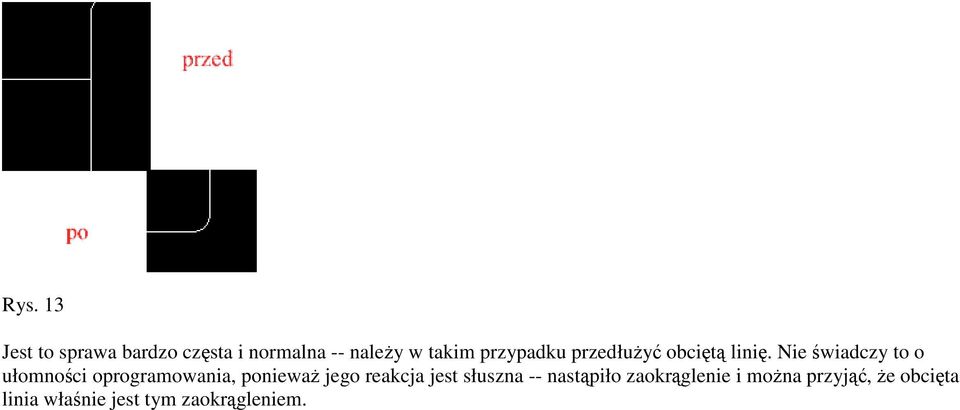 Nie świadczy to o ułomności oprogramowania, ponieważ jego reakcja