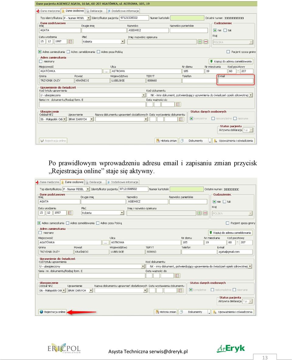 i zapisaniu zmian przycisk