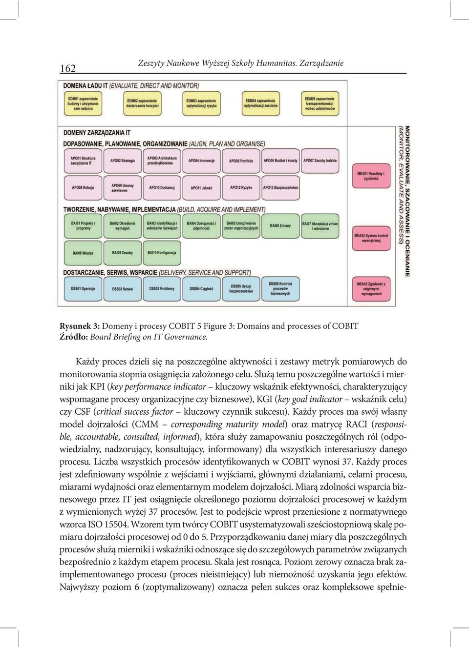 Służą temu poszczególne wartości i mierniki jak KPI (key performance indicator kluczowy wskaźnik efektywności, charakteryzujący wspomagane procesy organizacyjne czy biznesowe), KGI (key goal