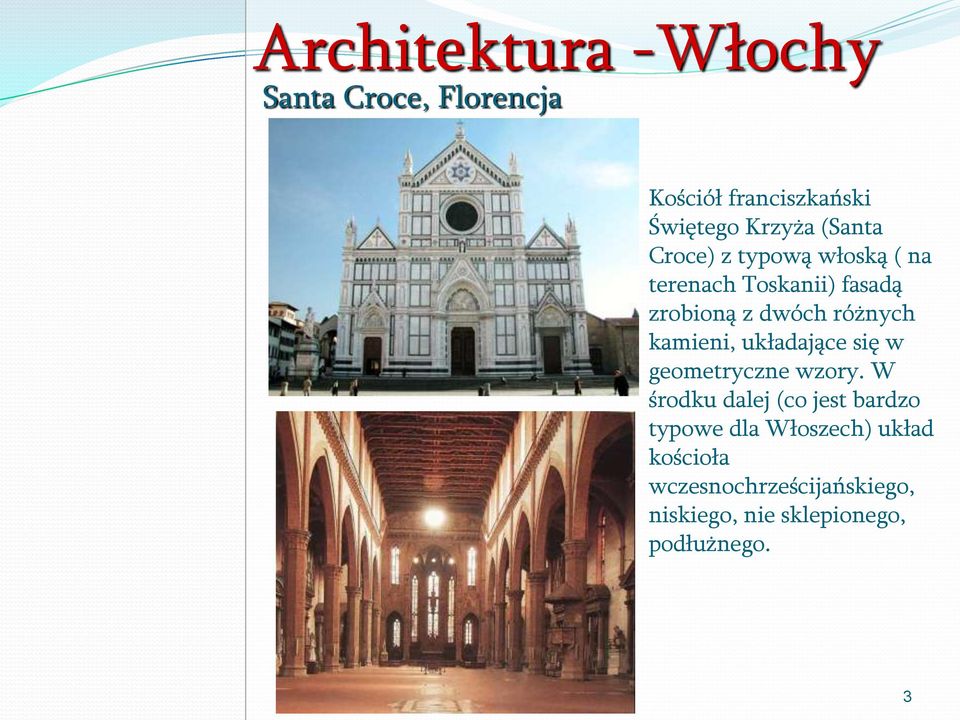 kamieni, układające się w geometryczne wzory.