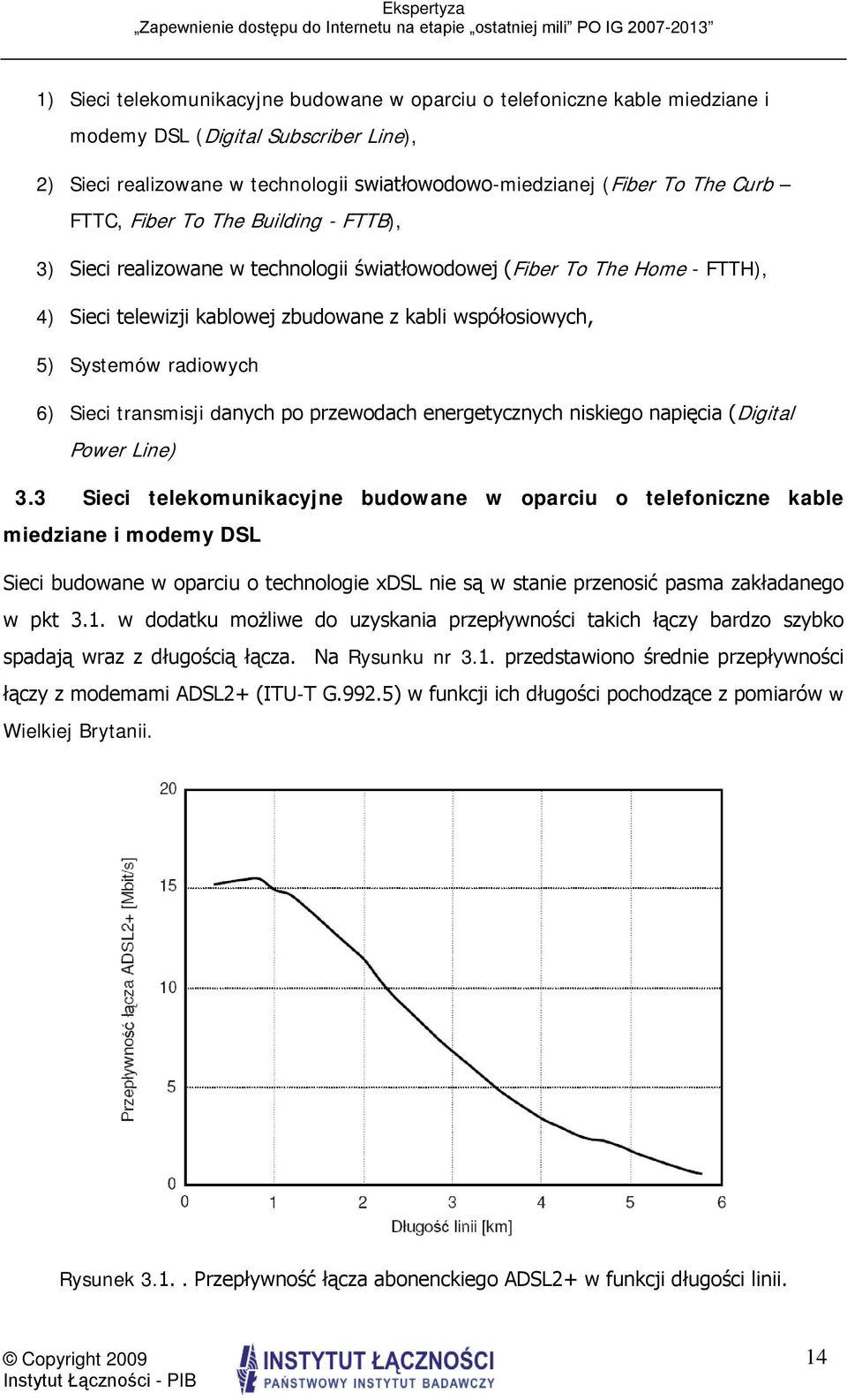 6) Sieci transmisji danych po przewodach energetycznych niskiego napięcia (Digital Power Line) 3.