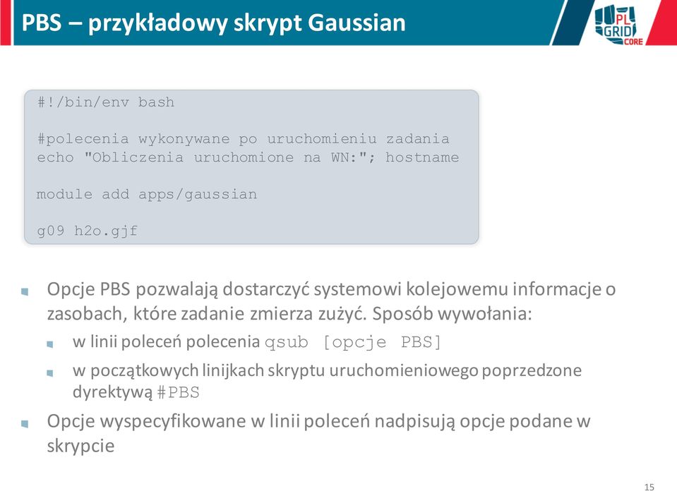 apps/gaussian g09 h2o.