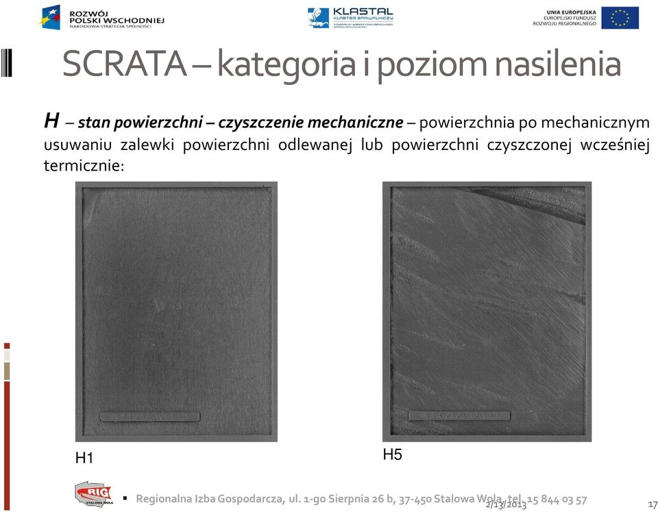 mechanicznym usuwaniu zalewki powierzchni odlewanej