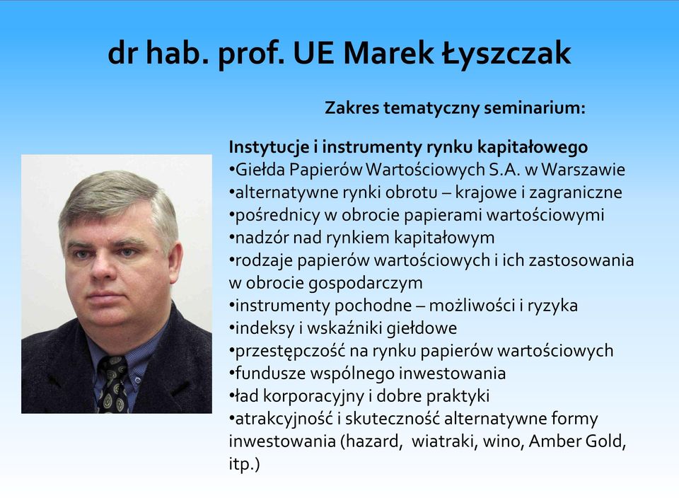 papierów wartościowych i ich zastosowania w obrocie gospodarczym instrumenty pochodne możliwości i ryzyka indeksy i wskaźniki giełdowe przestępczość