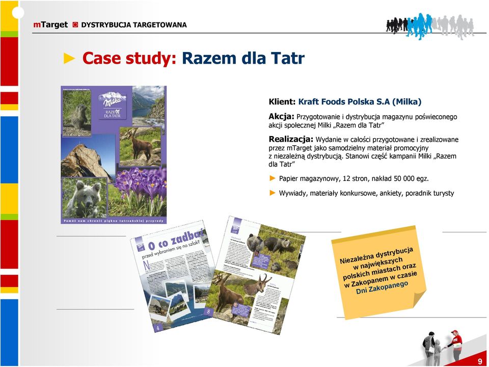 przygotowane i zrealizowane przez mtarget jako samodzielny materiał promocyjny z niezależną dystrybucją.