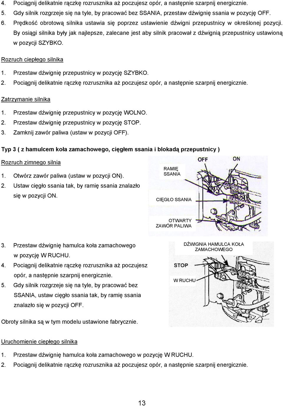 Instrukcja obsługi. Silniki spalinowe HONDA GCV 135 GCV 160 GCV PDF Free  Download
