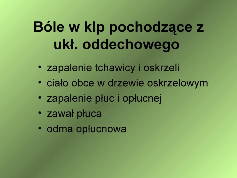 oskrzeli ciało obce w drzewie