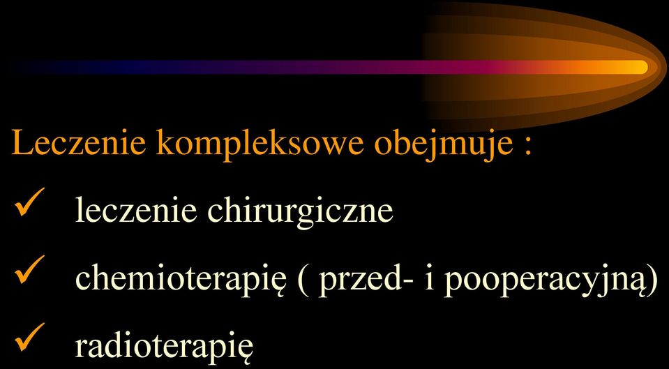 chirurgiczne chemioterapię