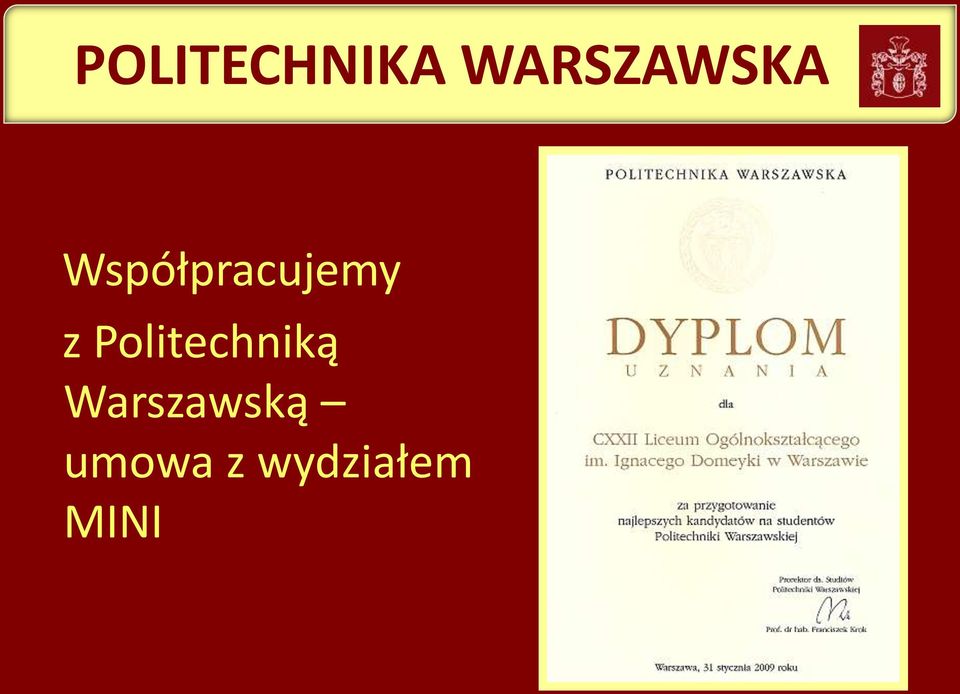 Współpracujemy z