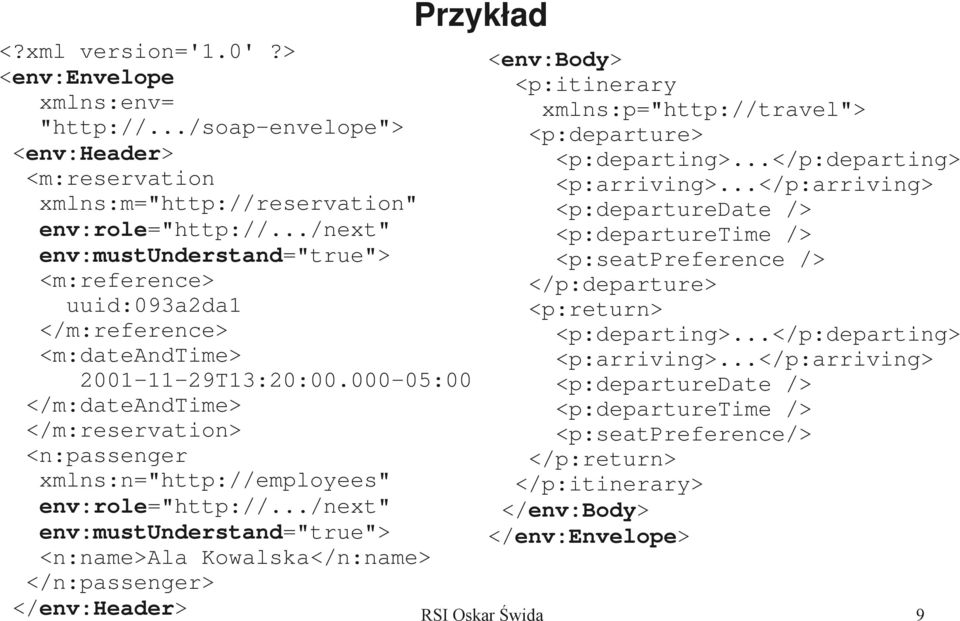 000 05:00 </m:dateandtime> </m:reservation> <n:passenger xmlns:n="http://employees" env:role="http://.