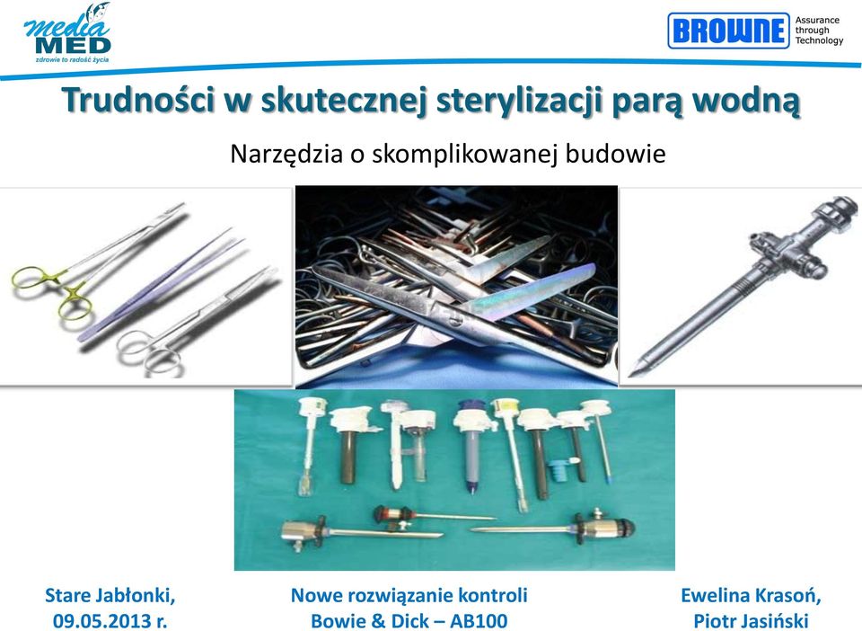 sterylizacji parą