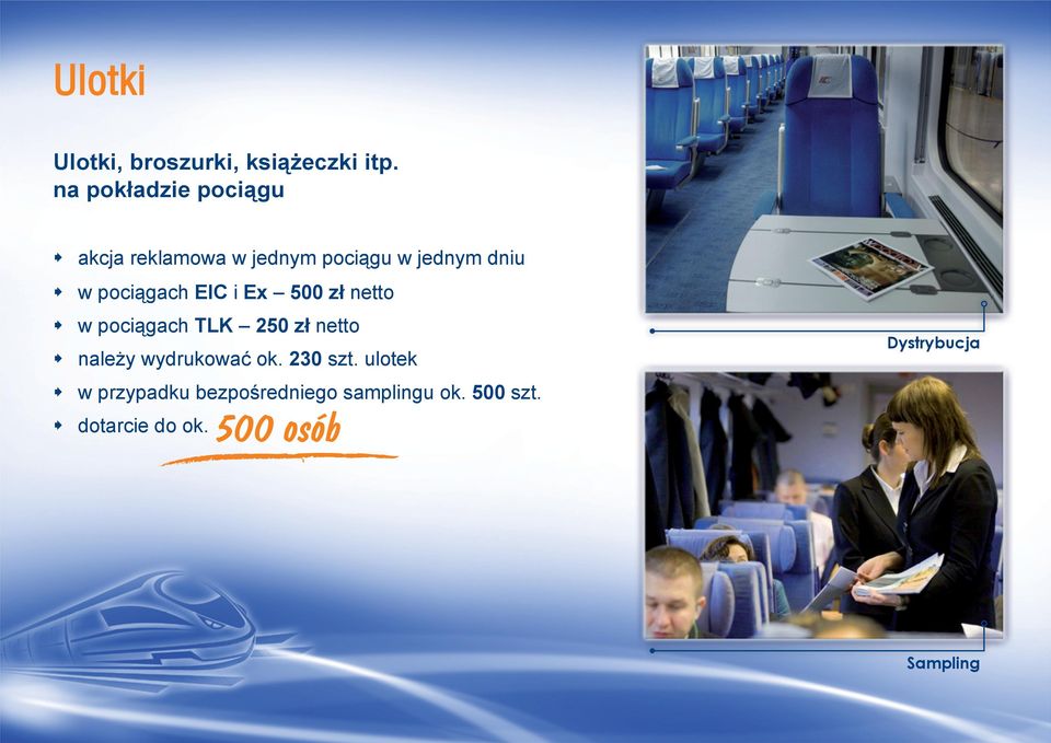 pociągach EIC i Ex 500 zł netto w pociągach TLK 250 zł netto należy