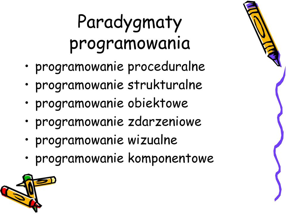 programowanie obiektowe programowanie